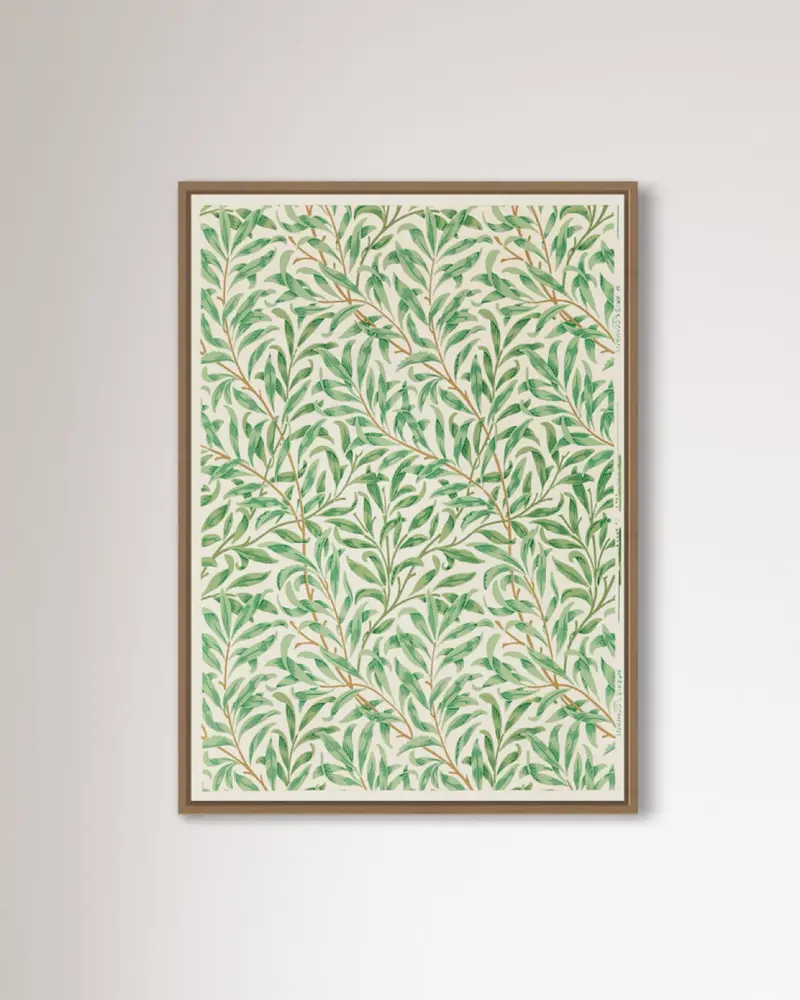 Cuadro Decorativo Green Leaves William Morris