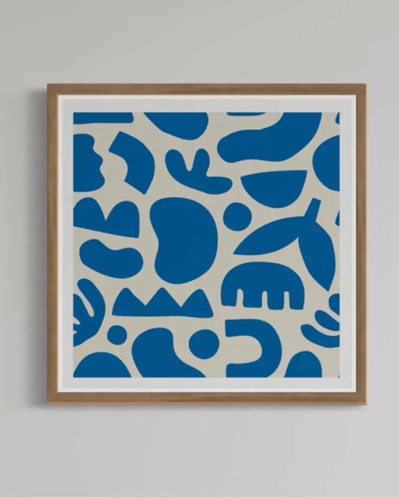 Cuadro Decorativo Shapes Abstrait