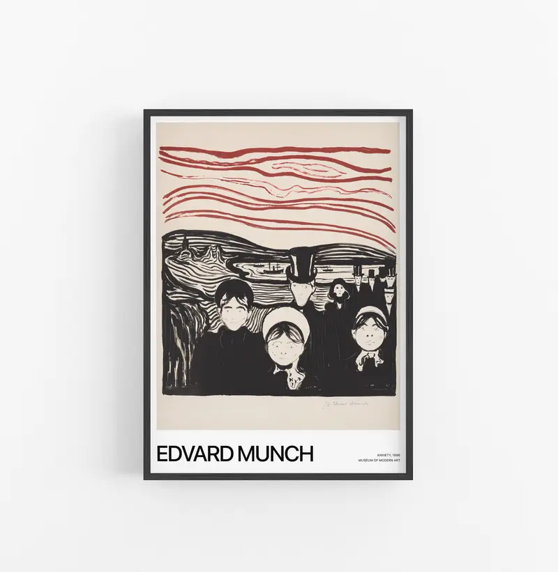 Cuadro Edvard Munch Anxiety