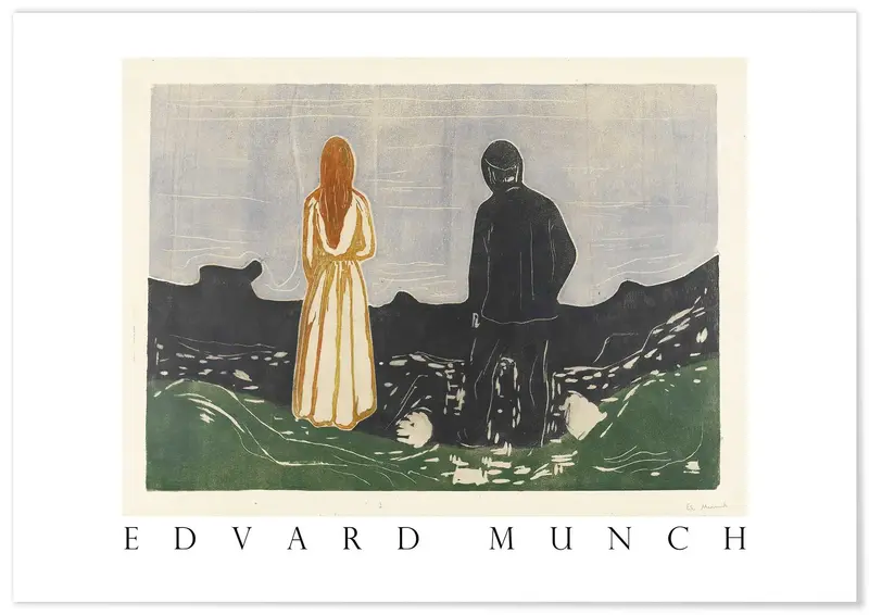 Cuadro Edvard Munch Solitarios