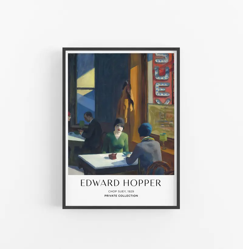 Cuadro Edward Hopper Chop Suey