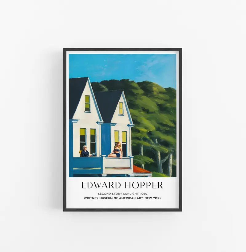 Cuadro Edward Hopper Second Story Sunlight