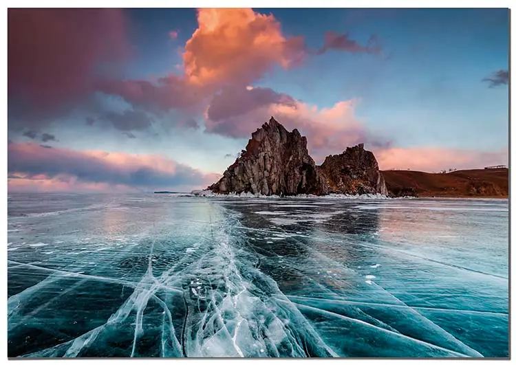 Cuadro Lago Baikal Rusia