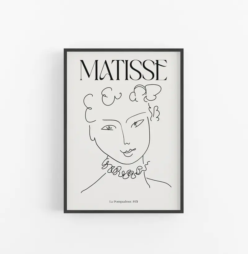 Cuadro Matisse La Pompadour