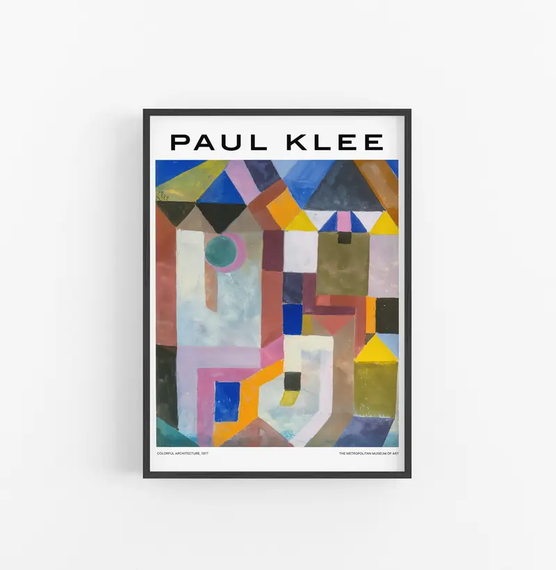 Cuadro Paul Klee Colorfull Architecture