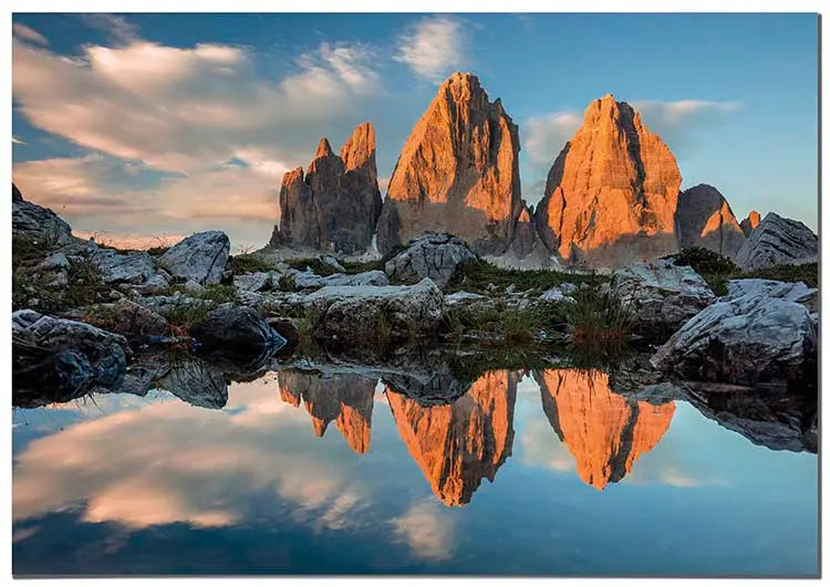 Cuadro Tres Cimas de Lavaredo Italia