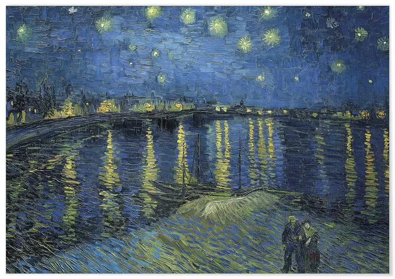Cuadro Van Gogh Noche Estrellada