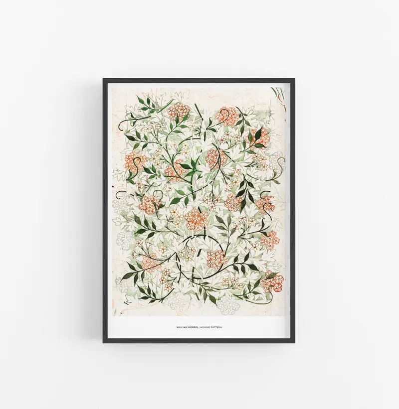 Cuadro William Morris Jasmine Pattern