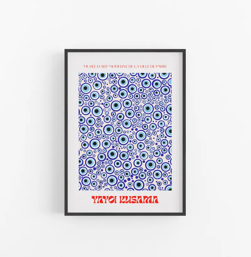 Cuadro Yayoi Kusama Circulos