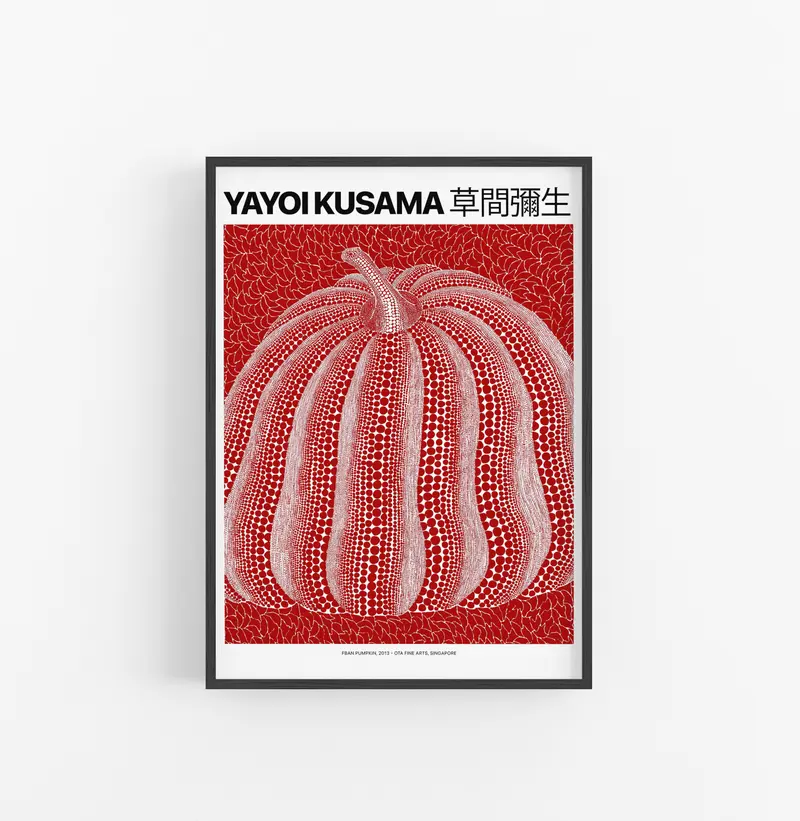Cuadro Yayoi Kusama Fban Pumpkin