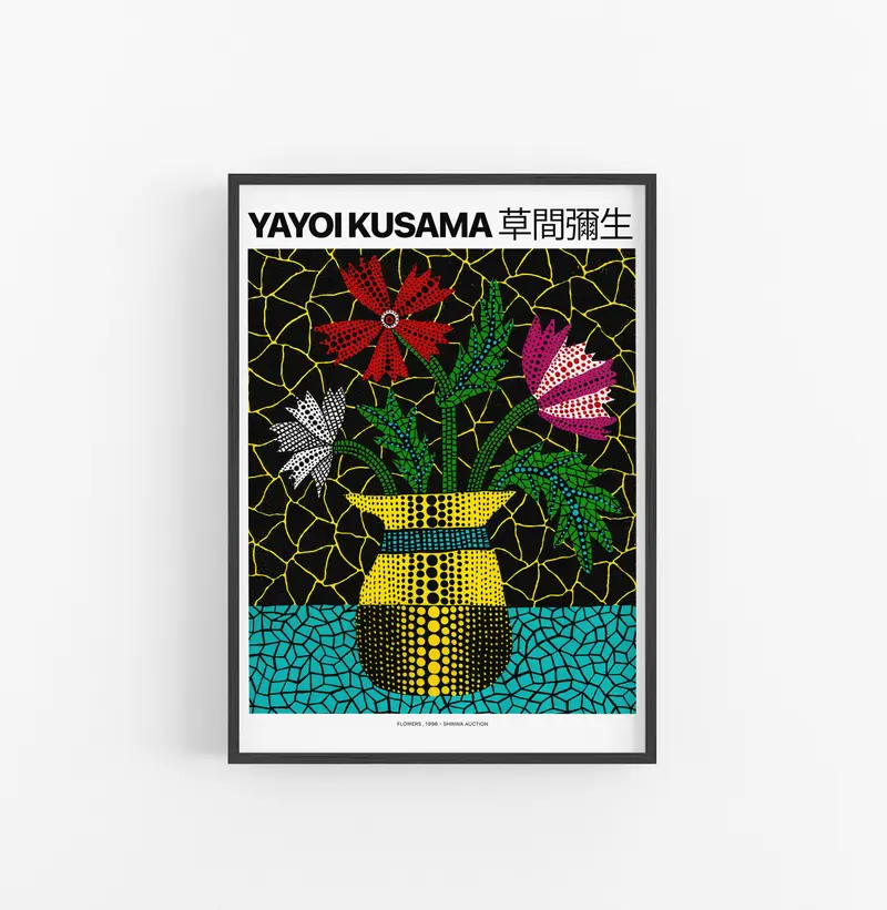 Cuadro Yayoi Kusama Flowers