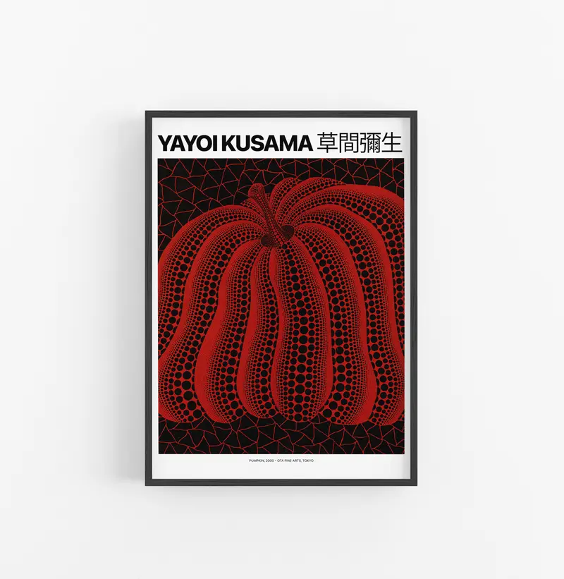 Cuadro Yayoi Kusama Pumpkin