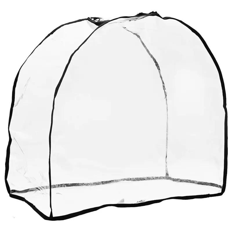 Cubierta para cochecito de mascotas Manual Transparente