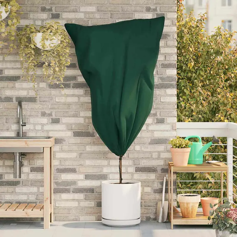 Cubiertas de Forro para Protección contra el Frío 10 pcs Verde