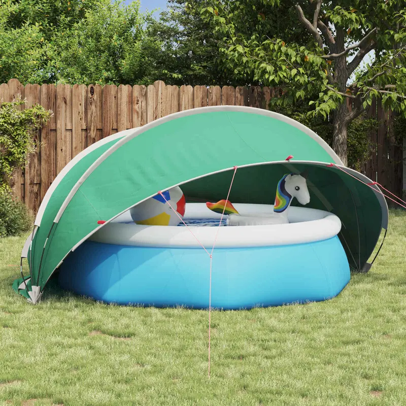 Cúpula para piscina Manual Azul 336 x 322 x 160 cm