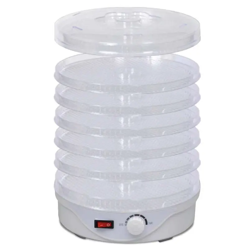 Deshidratador de alimentos redondo con 6 bandejas 250 W