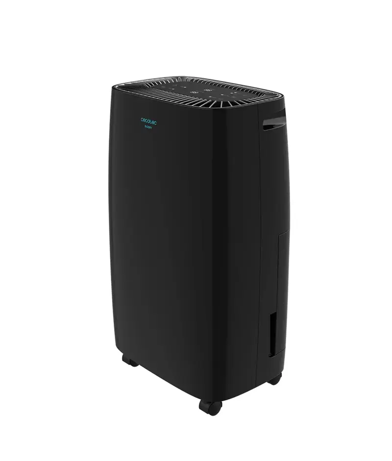 Deshumidificador Silencioso 10L/día con Temporizador y Pantalla LED, Gas Ecológico de Cecotec