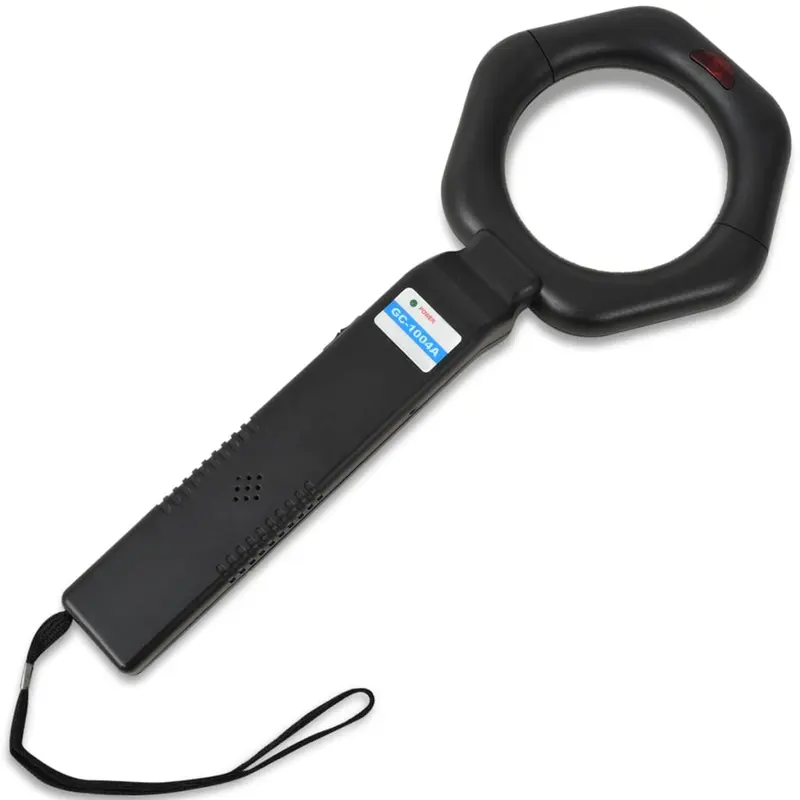 Detector de metales de mano negro