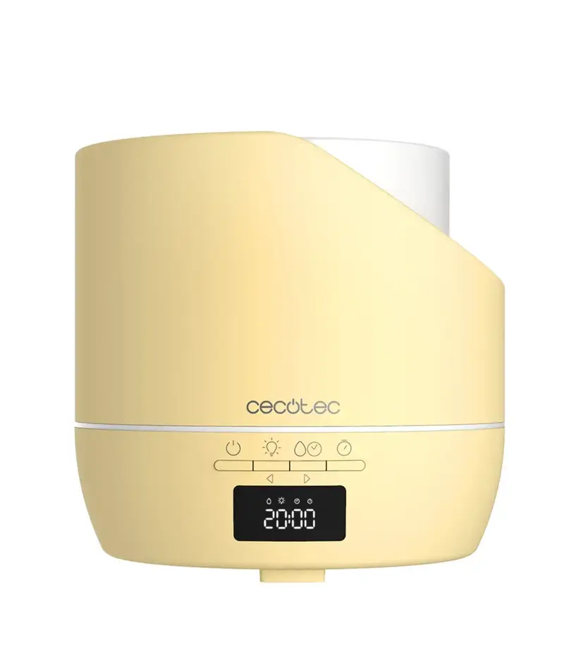 Diffusor PureAroma 500 Smart SunLight 500ml con pantalla LED y temporizador para aromatizar espacios de hasta 30m2 de Cecotec
