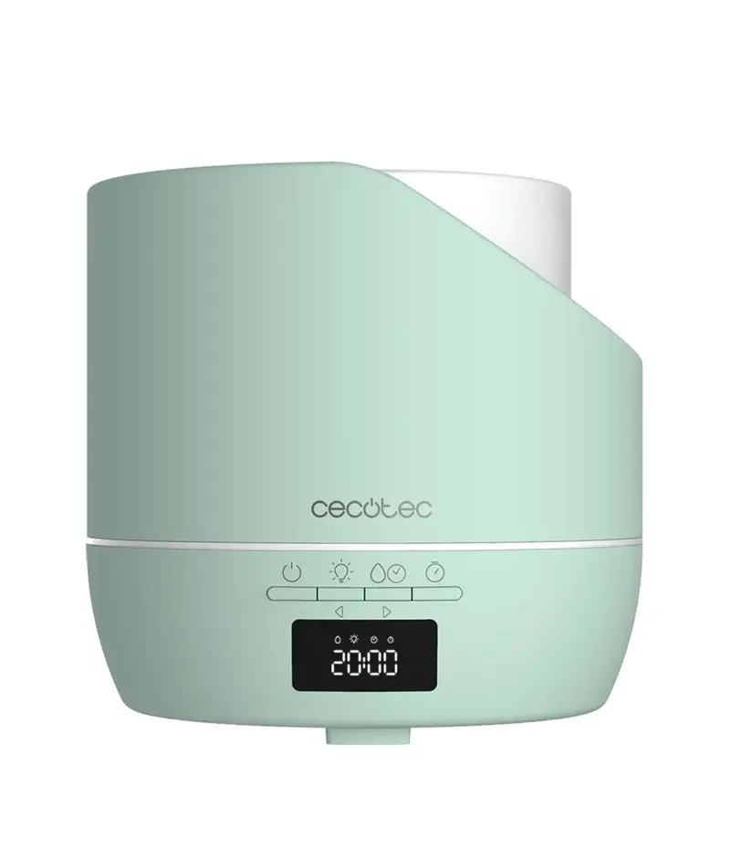 Difusor de Aromas PureAroma 500 Smart Sky 500ml con Pantalla LED Temporizador Despertador y 3 Modos de Funcionamiento de Cecotec