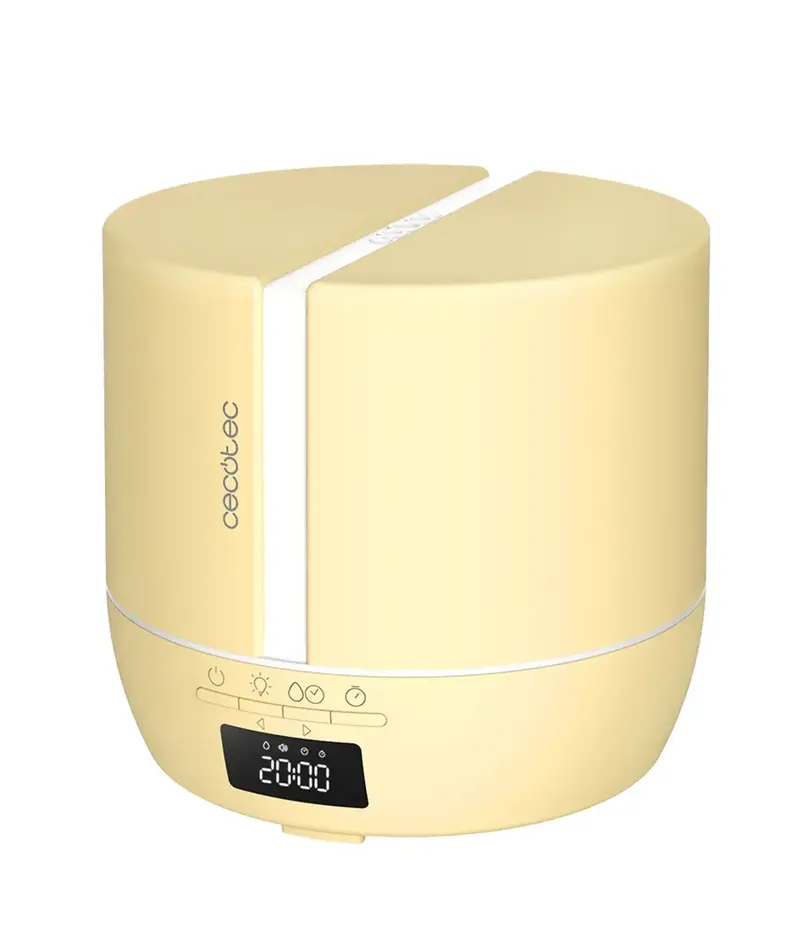 Difusor de Aromas PureAroma 550 Conectado de 500ml Pantalla LED Altavoz Bluetooth App Temporizador 12h 30m2 de Cecotec