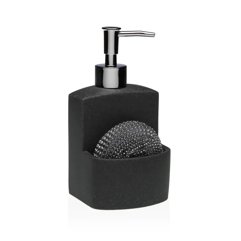 DISPENSADOR ESTROPAJERO NEGRO