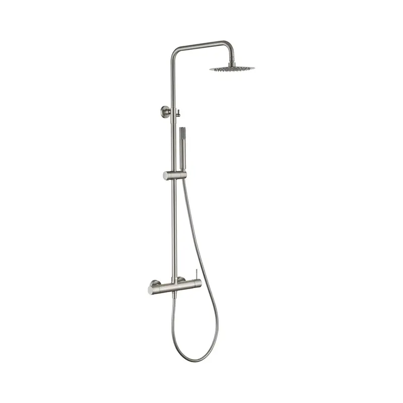 Ducha monomando Genova Níquel Cepillado Imex BDG053/NQ
