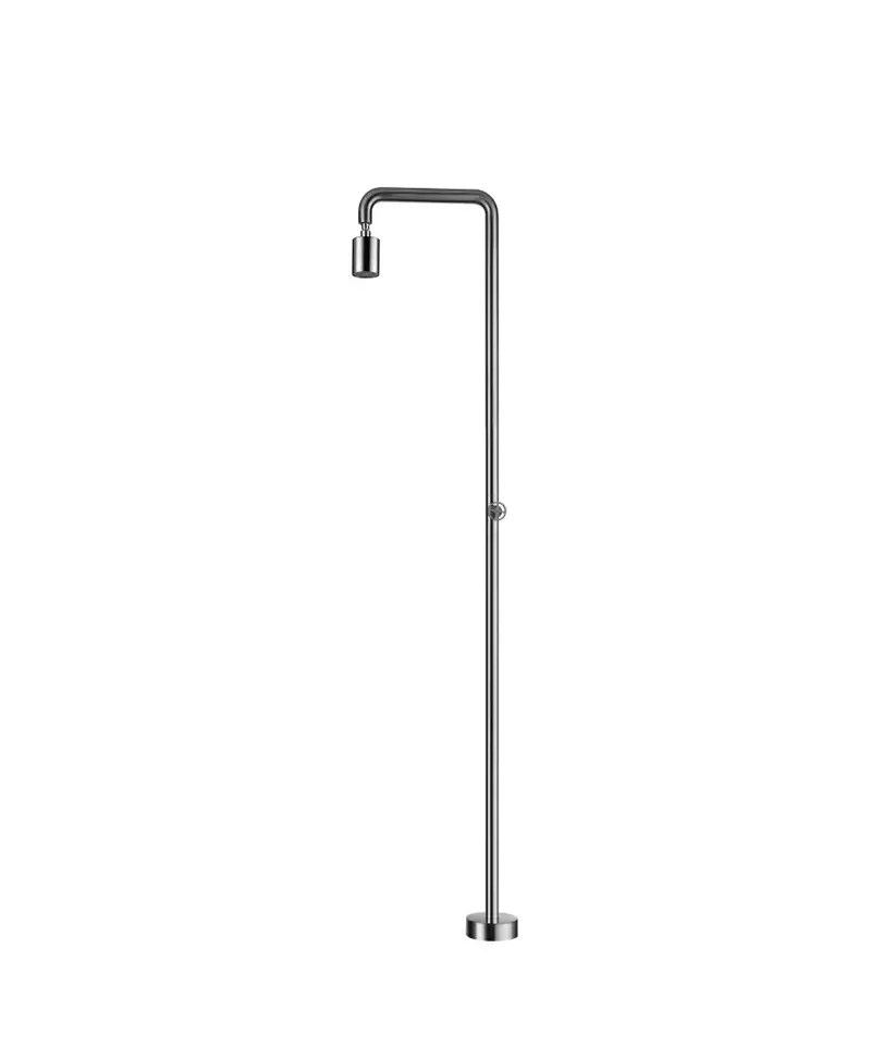Ducha para exterior de 240 cm hecha de acero inoxidable con acabado satinado Pool de Imex