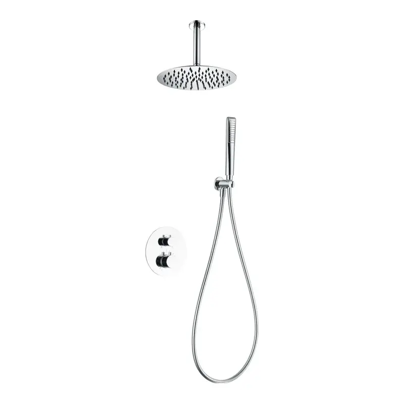 Ducha Termostática Empotrada Imex Salerno Acabado Cromo