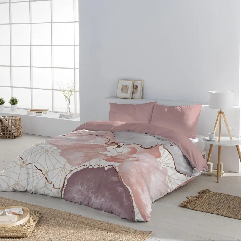 Dúo Nórdico Don Algodon Digital Servilia 150 Hilos - Set Funda Nórdica + Funda de Almohada