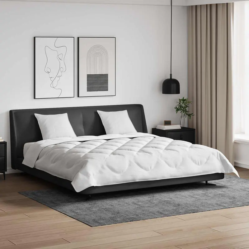 Edredón de todas las estaciones con almohada 3 pcs Microfibra