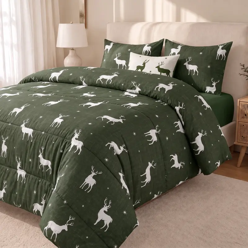 Edredón estampado acolchado Arbolina 41 tacto suave