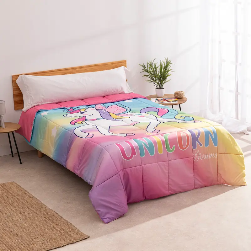 Edredón Infantil Unicorn Multicolor