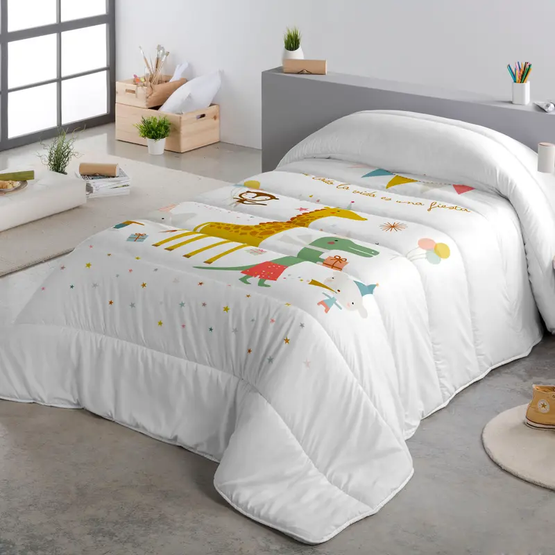 EDREDÓN NÓRDICO ESTAMPADO INFANTIL FIESTA