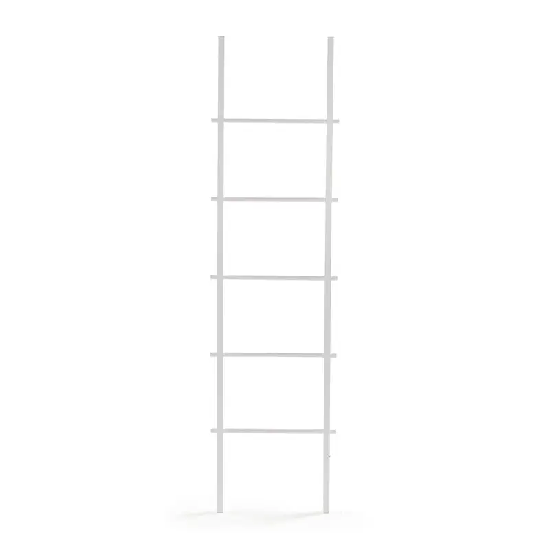 ESCALERA TOALLERO BAMBÚ BLANCO