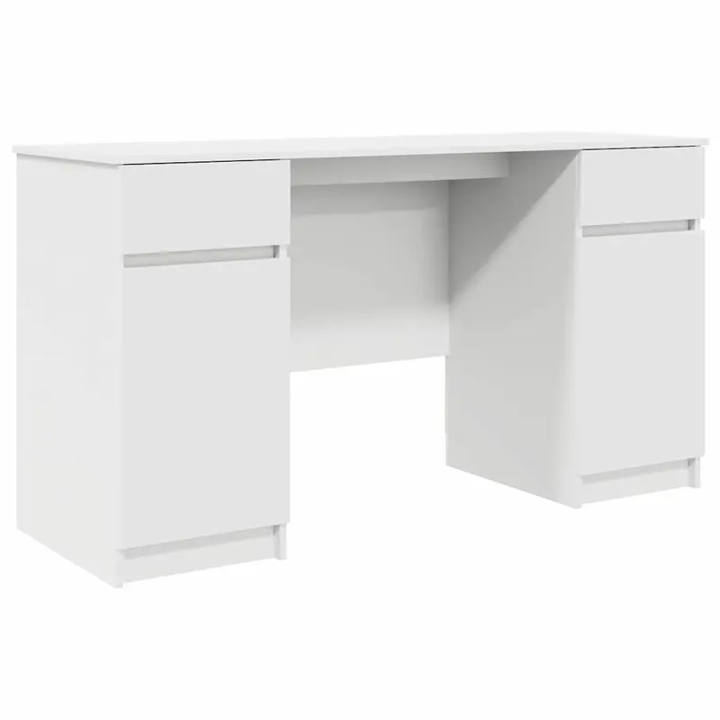Escritorio Blanco 140 x 49 x 76 cm Madera contrachapada
