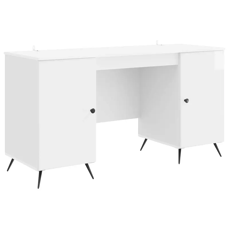 Escritorio Brillante 142,5 x 50 x 75 cm Madera de Ingeniería