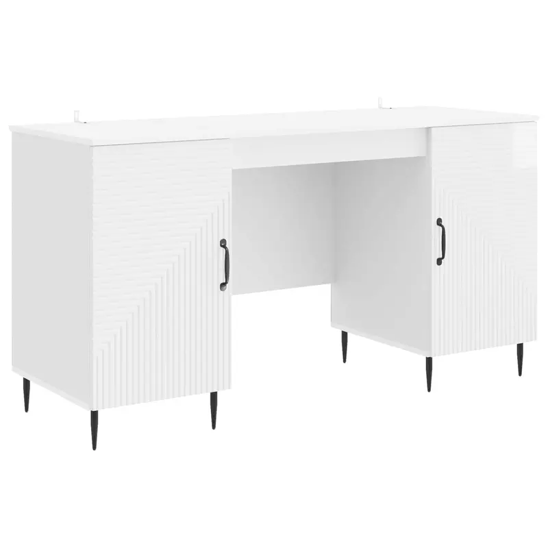 Escritorio Brillante 142,5 x 50 x 75 cm Madera de Ingeniería