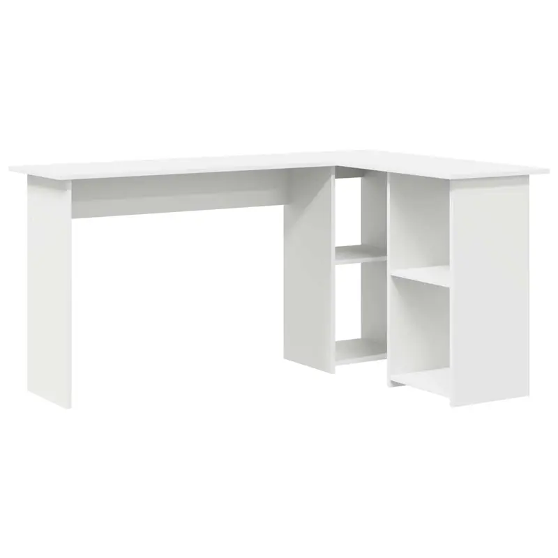 Escritorio con estante 142 x 102 x 73 cm Madera de ingeniería