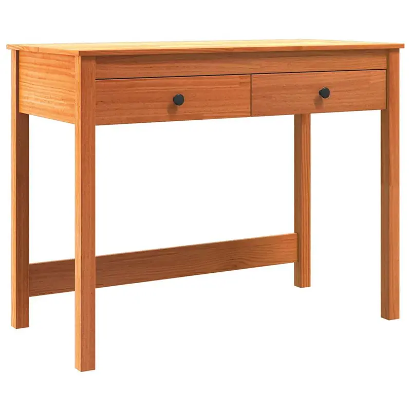 Escritorio Max Brown 100 x 50 x 78 cm Madera de pino macizo