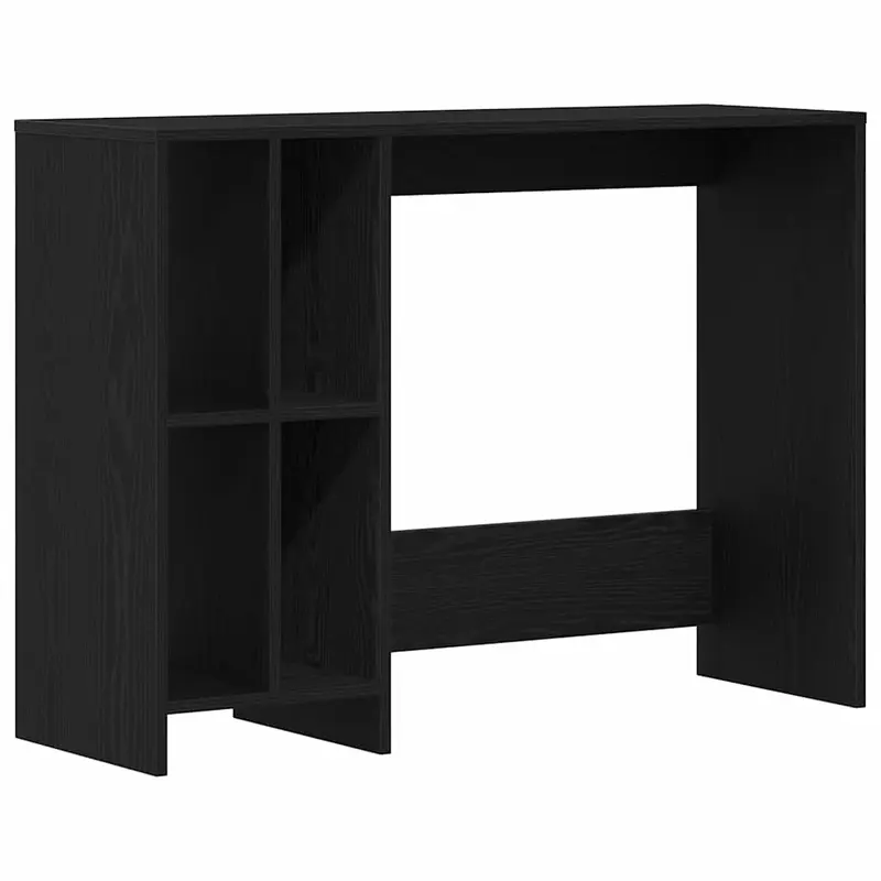 Escritorio Roble Negro 102,5 x 35 x 75 cm Madera de ingeniería