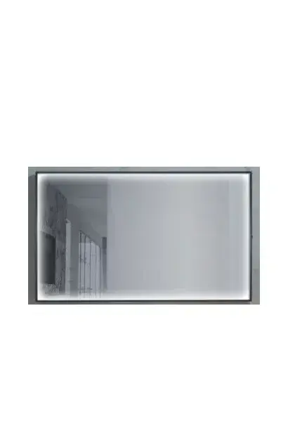 Espejo cuadrado con luz perimetral integrada en el marco de aluminio Led Imex