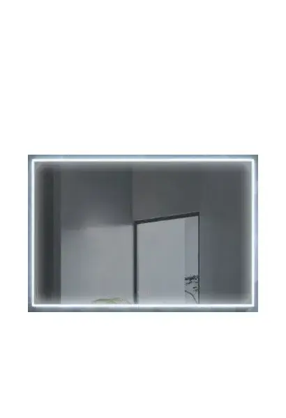 Espejo cuadrado con marco acrílico totalmente iluminado con acabado traslúcido Boston Led Imex