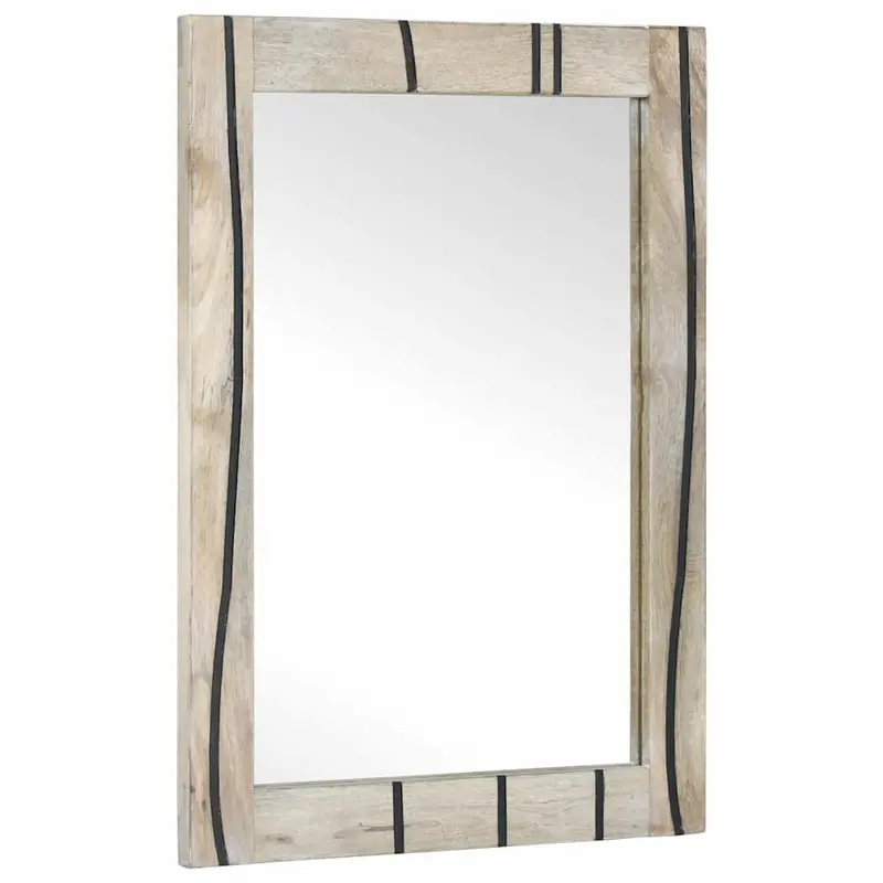 Espejo de baño Rectangular con espejo Blanco 50 x 2,5 x 70 cm