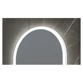 Espejo elíptico con marco acrílico totalmente iluminado con un acabado traslúcido Canadá Led Imex