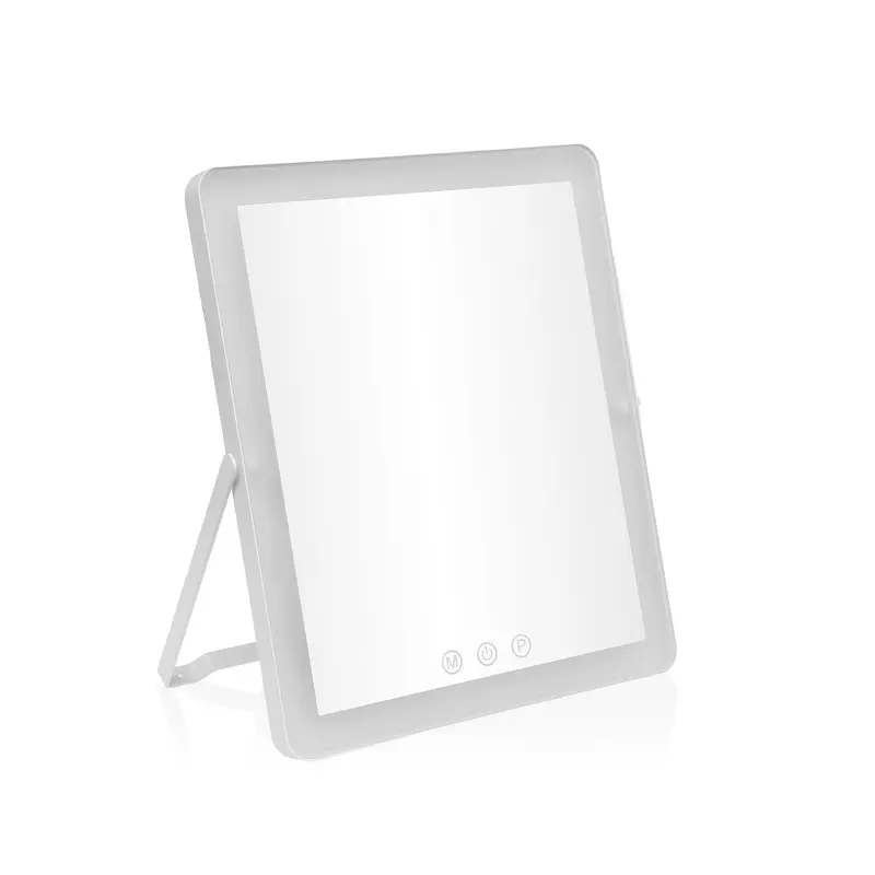 ESPEJO RECTANGULAR LED CON SOPORTE