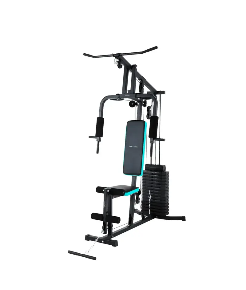 Estación de entrenamiento multifuncional DrumFit HomeGym 1000 para Full body Workout Cecotec