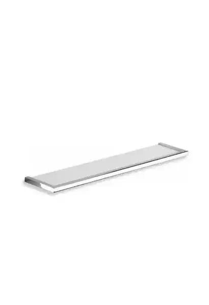 Estante de Baño Plan Unisan 62 cm – Cristal y Latón Cromo