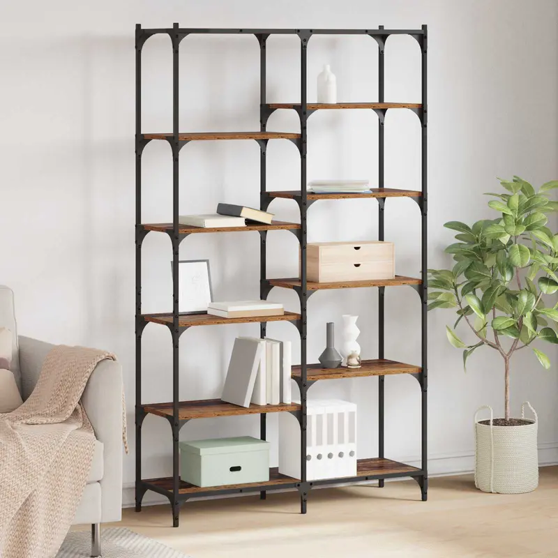 Estante de libros Madera vieja 100 x 32 x 170 cm