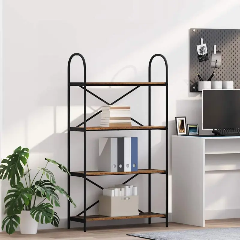 Estante de libros Madera vieja 80 x 30 x 146 cm
